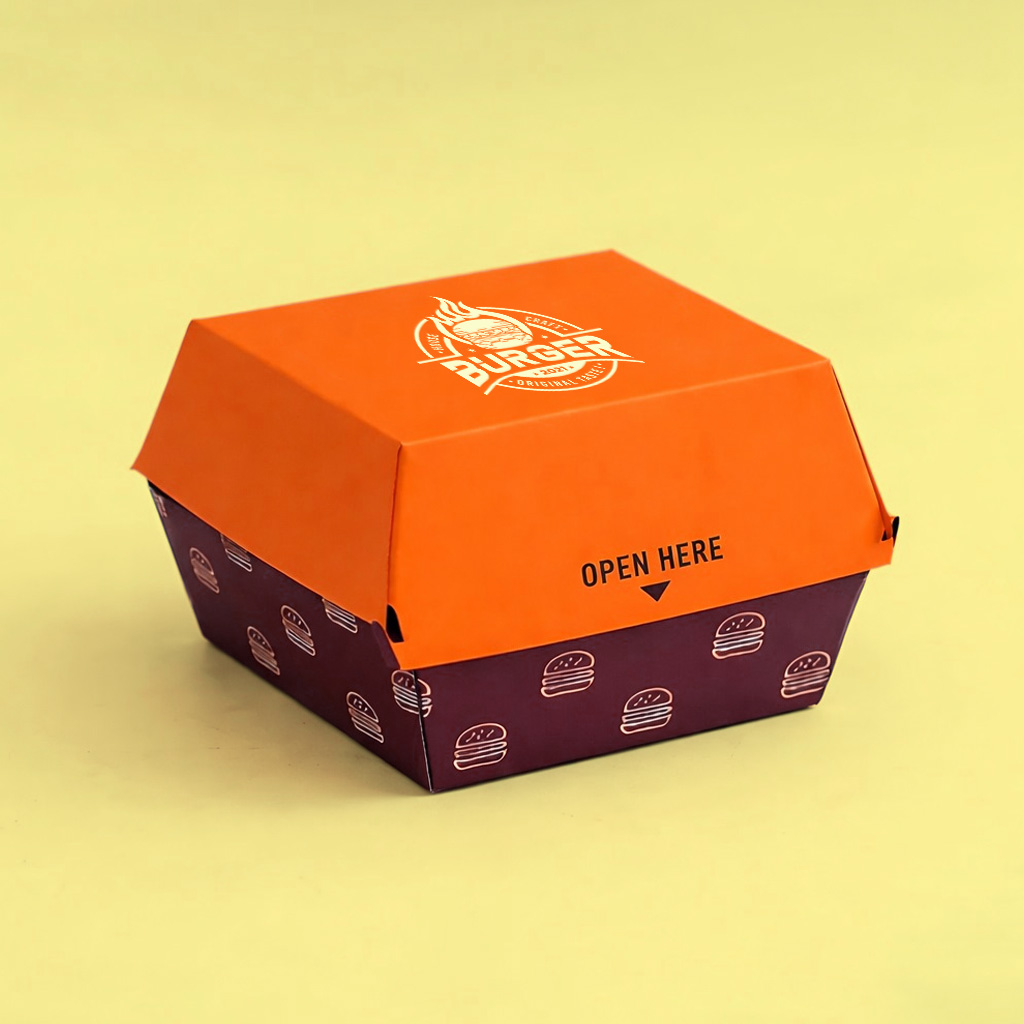 Carousel Custom Burger Boxes image 1 | The Box Lane